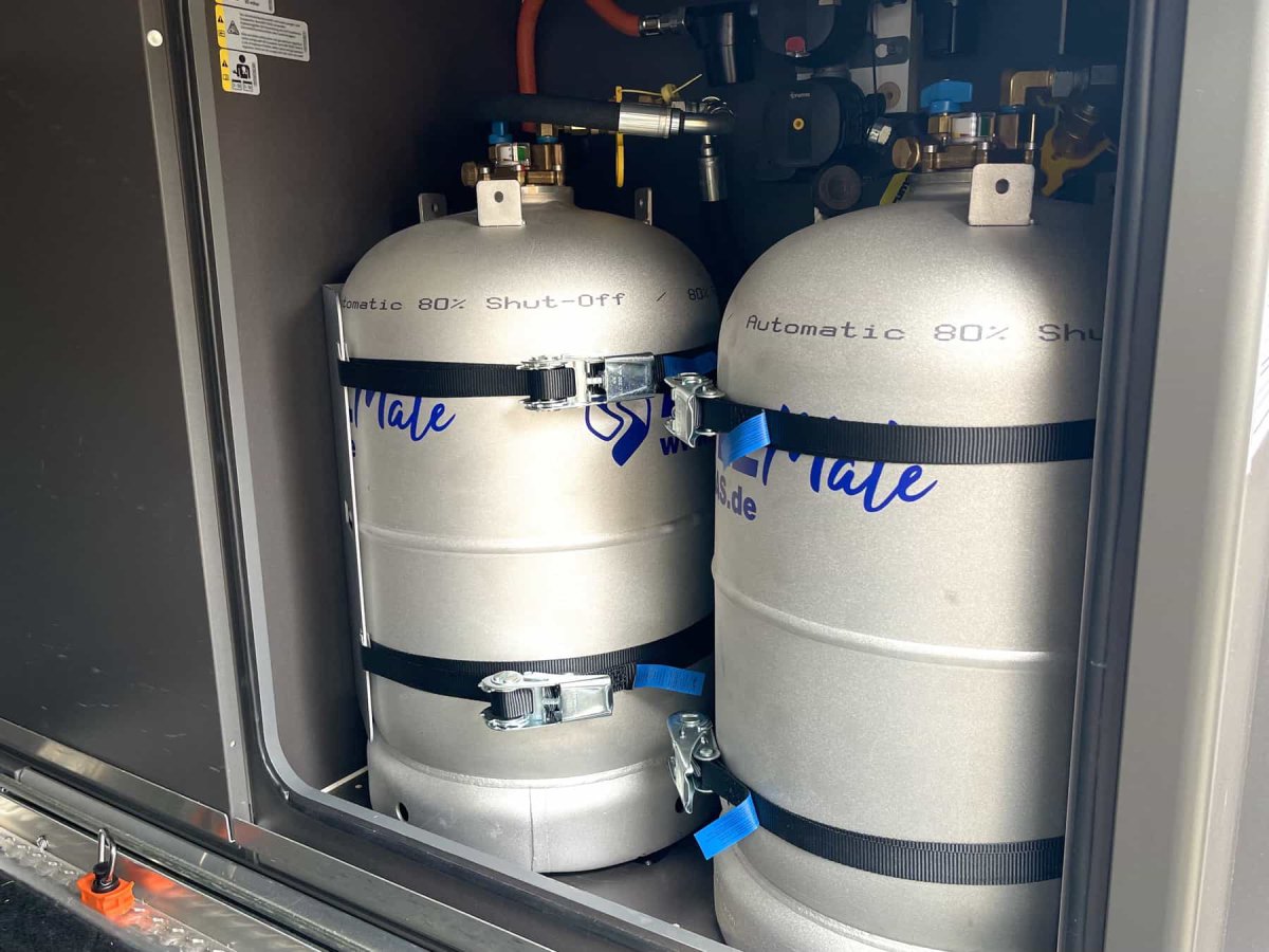 TravelMate-Tankgasflaschen im VW Grand California